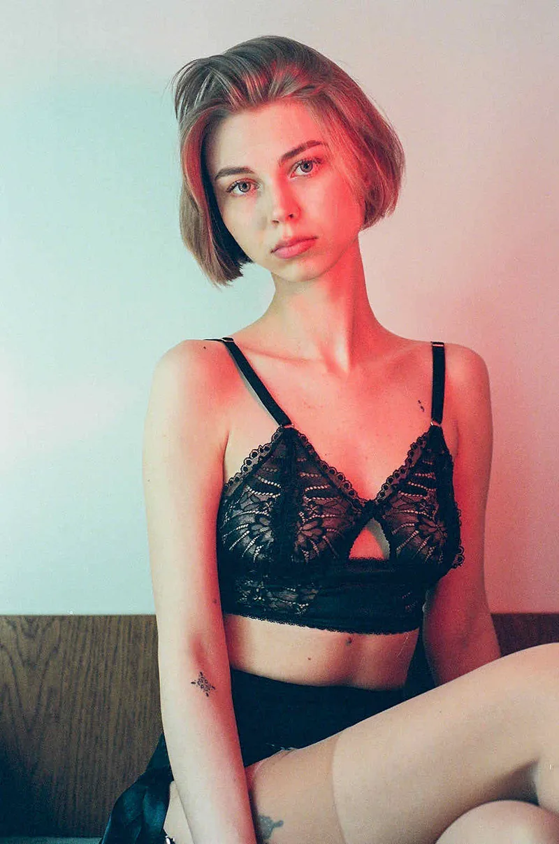 Małgorzata shot on Lomography CN 800 with a Nikon FM, by Zuza