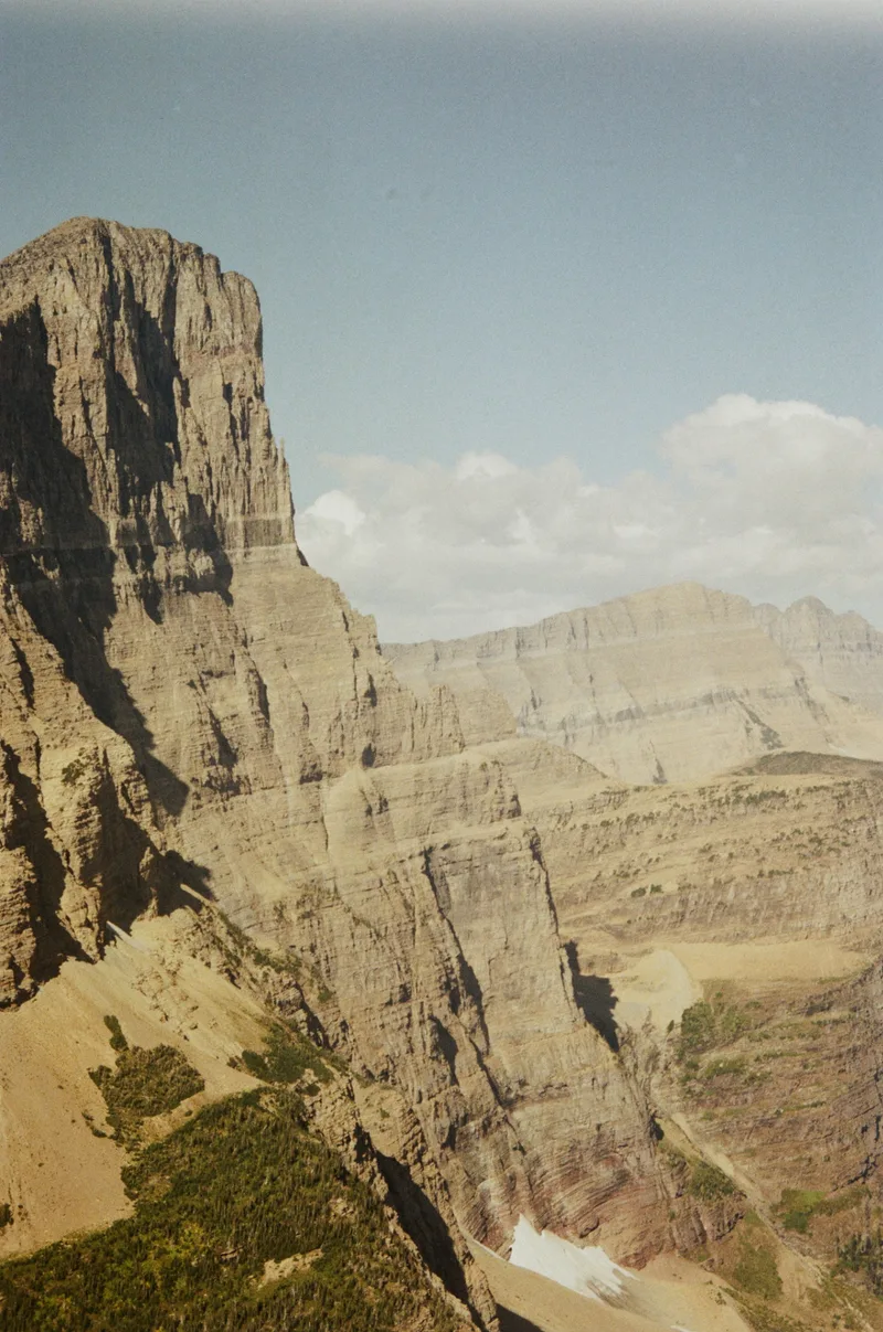 Piegan Pass shot on Fujifilm 200 with a Nikon EL2, developed at Essential Photo Supply, by noa