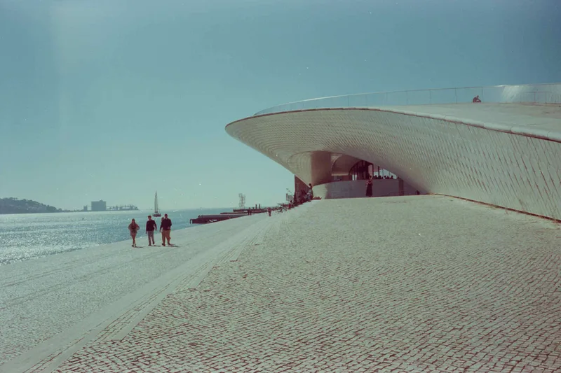 Musée d'Art, Architecture et Technologie shot on Kodak Vision3 250D with a Voigtländer Bessa R2, developed at L'Atelier Argentique, by Analogue Resistance