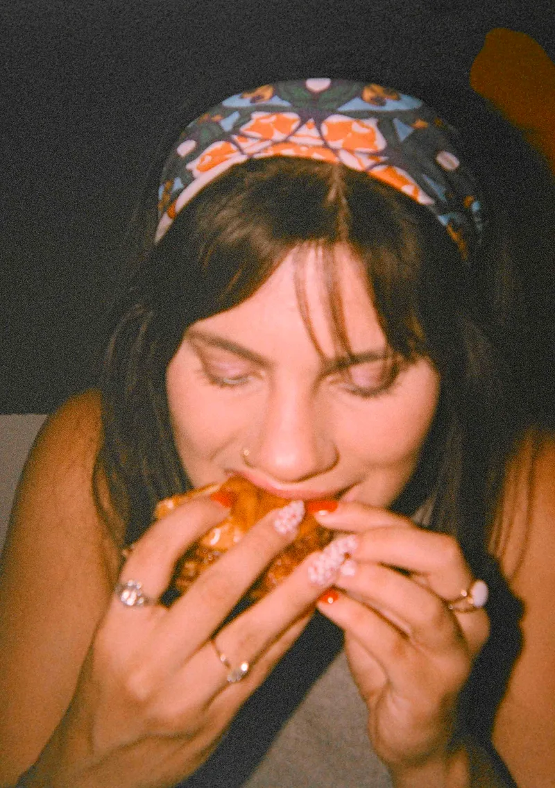 Hot Chicken Sandwich 2 shot on Kodak Gold 200 with a Reto RETO3D, developed at Holland Photo Imaging, by ReillyJude