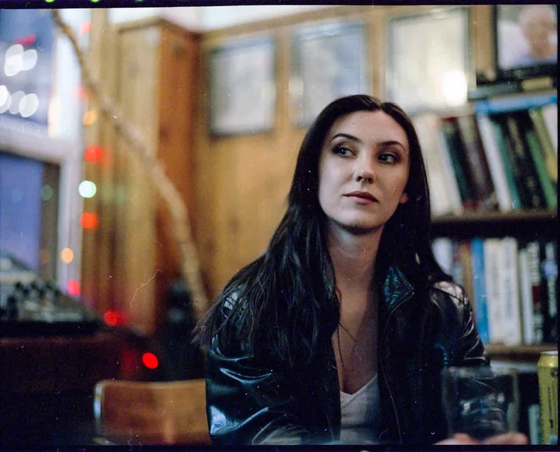 Bailey shot on Cinestill 800T with a Pentax 6x7, developed at Downtown Camera, by SB