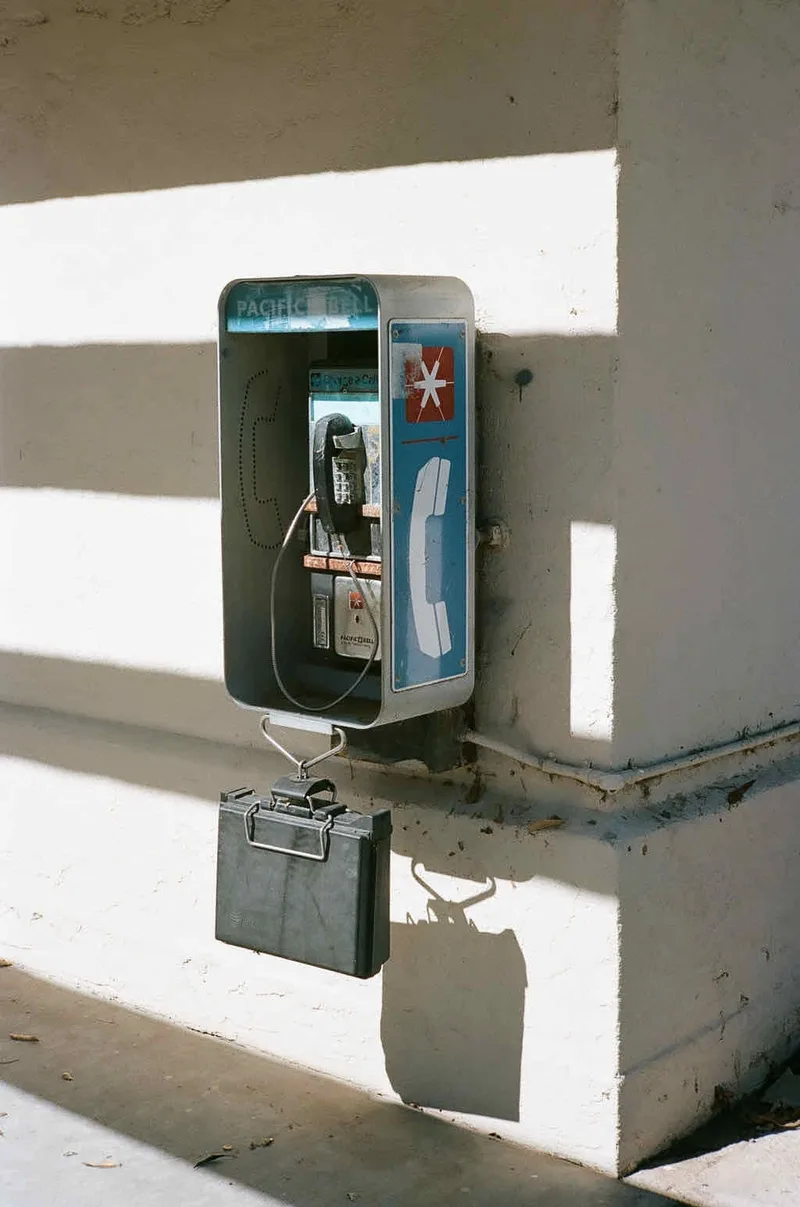 Hello? shot on Kodak Portra 160 with a Canon P, developed at The DarkRoom, by Josh