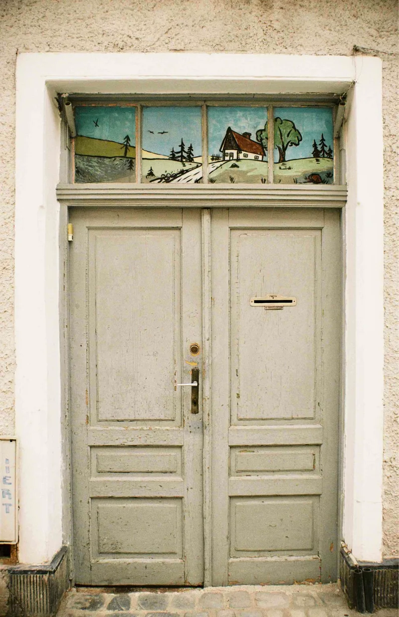 Old house in Brasov shot on Fujifilm Superia X-TRA 400 with a Canon 500N, developed at Camera Lucida Lab, by Time.capsuless