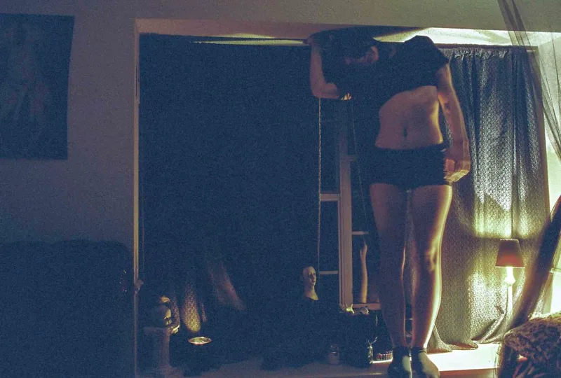 xy shot on Cinestill 800T with a Canon F-1, developed at garland camera, by alexis perez