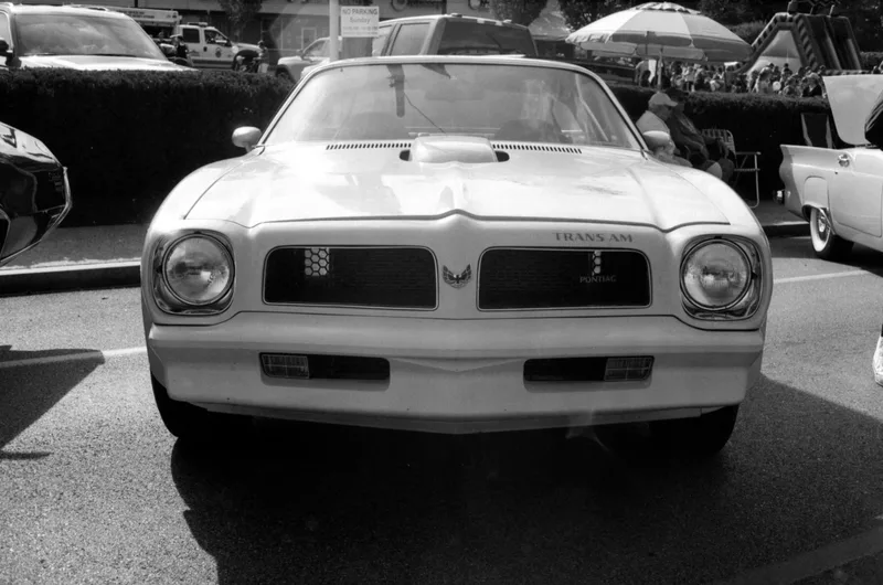 Trans Am shot on Ilford FP4 Plus 125 with a Yashica Electro 35 GS, developed at Home / Self-Developed, by Murry Shotwell
