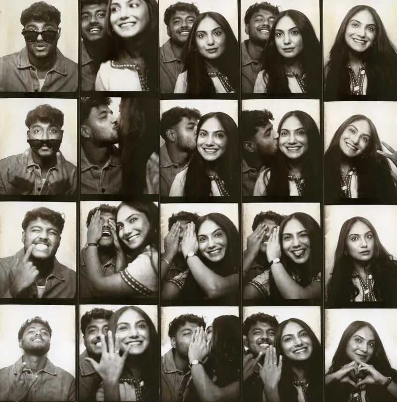 Analog photobooth shot on Film Photography Project X2 Eastman Double-X 200, by Parth
