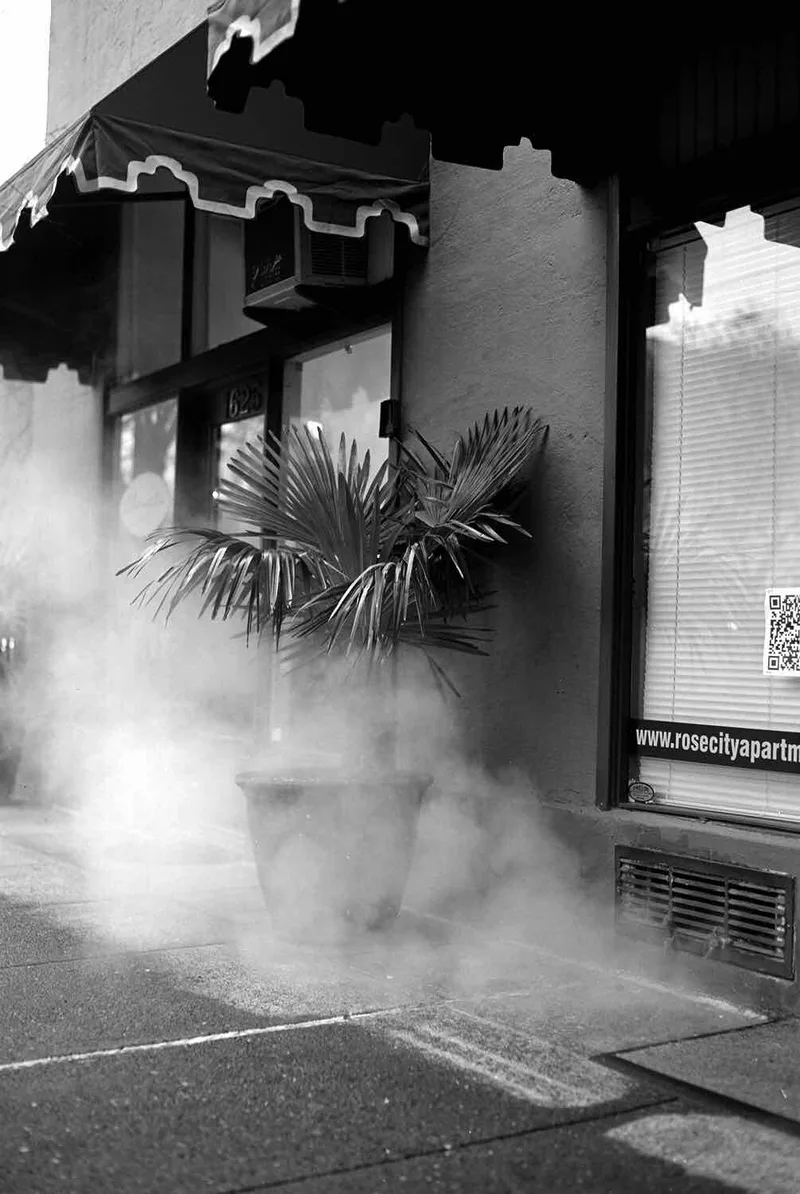 Portland, OR shot on Kodak T-Max 400 with a Mamiya Super23, developed at Home / Self-Developed, by Dane