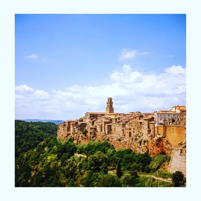 Pitigliano, Toscana, Italy shot on Fujifilm Provia 100F with a Rolleiflex 3.5, by Alessandro Benevento