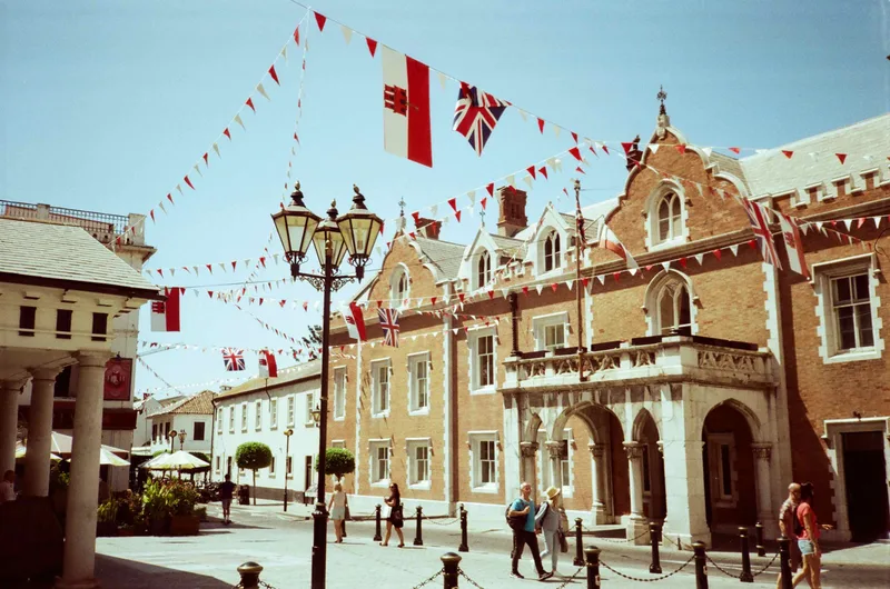 Gibraltar National Day shot on Kodak Proimage 100 with a Rollei PregoAF, developed at Nik & Trick Photo Lab, by Mark Beadle