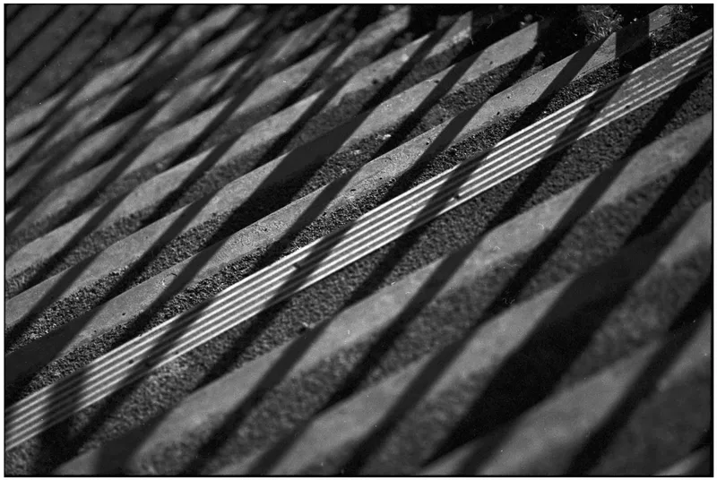 Abstract shot on Ilford HP5 Plus 400 with a Olympus OM-1N, developed at Home / Self-Developed, by Dave Woodhead