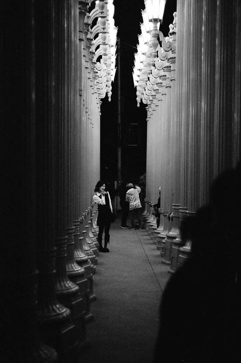 Fleeting glance shot on Kodak Tri-X 400 with a Leica M3, developed at The DarkRoom, by Bruno