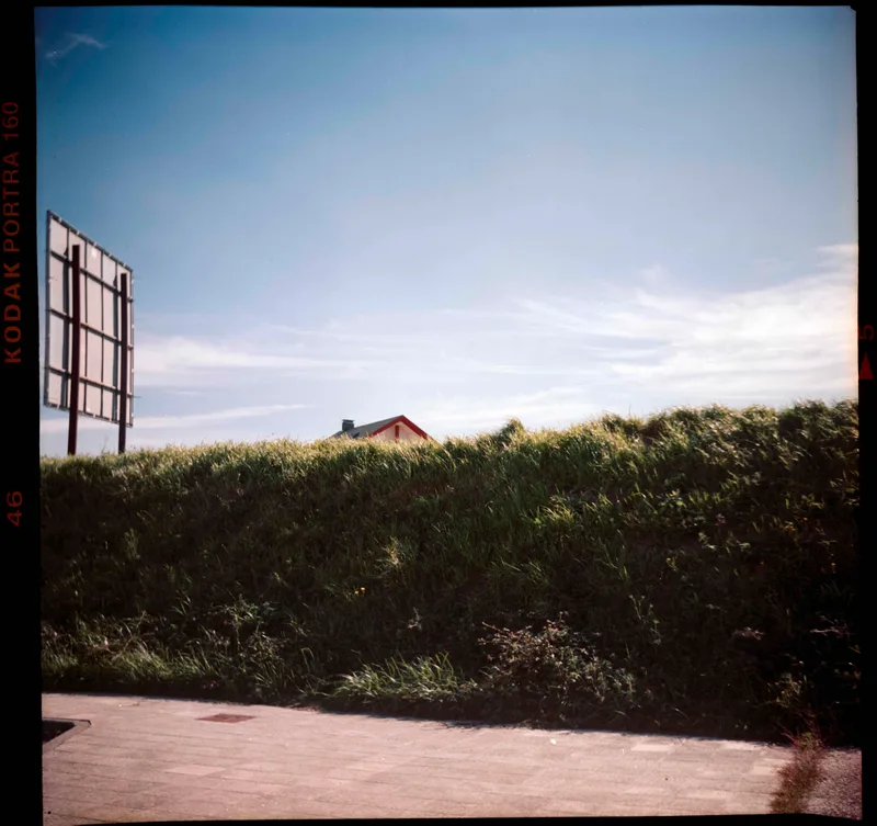 Film photo shot on Kodak Portra 160 with a Lubitel 166B, developed at Contado pierde, by Rebecabalas_