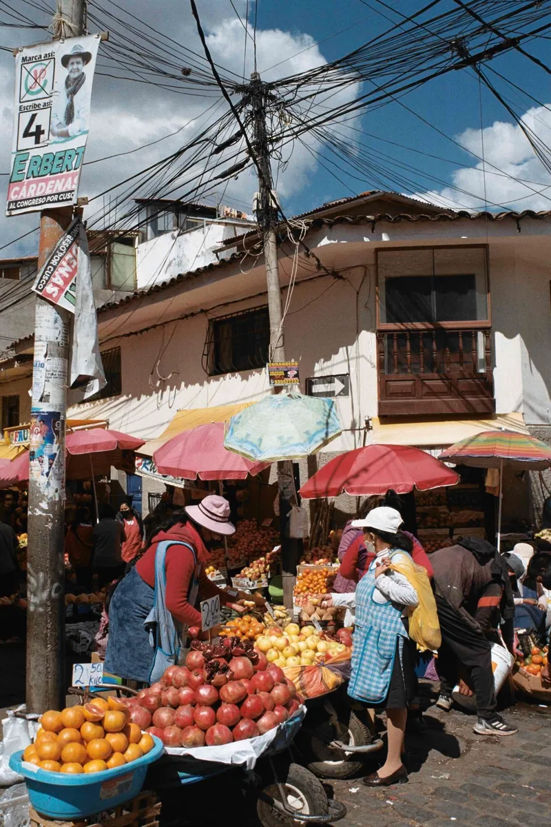 Market day shot on Kodak ColorPlus 200 with a Minolta XG-M, by Anita Senff Arias