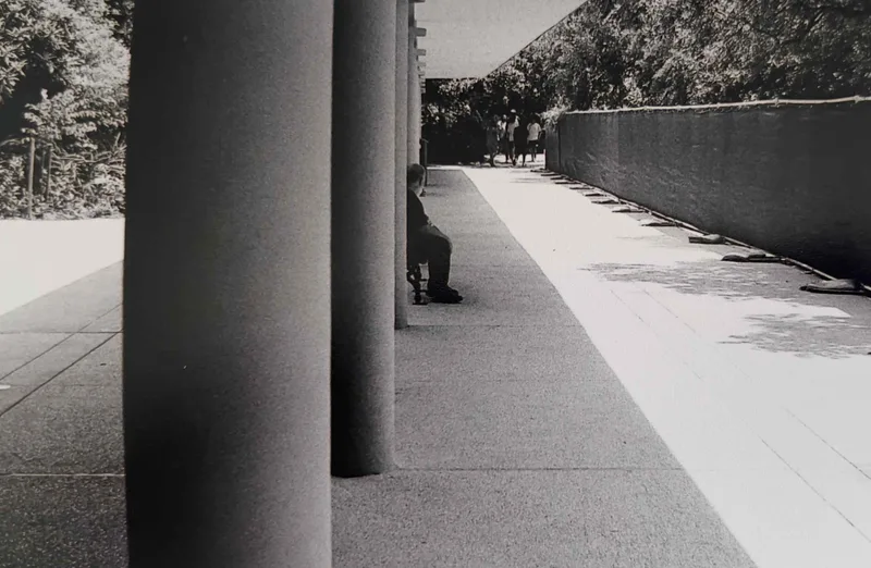 The Visitor shot on Rollei Superpan 200 with a Voigtländer Bessa R, by Jeff E. Brown