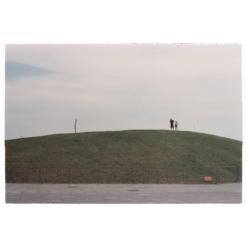 Just two on the hill shot on Kodak Vision3 250D with a Pentax MX, developed at Perspektiva, by artyomhjk