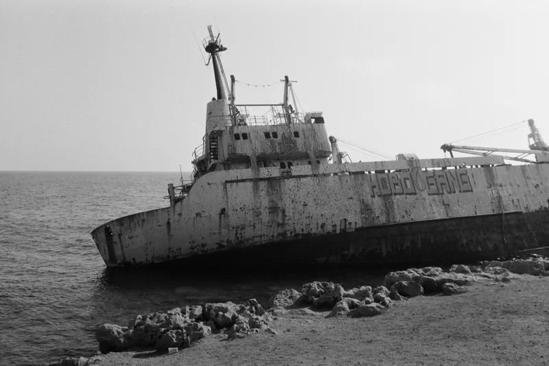 The Edro III Shipwreck shot on Agfa APX 100 with a Minox 35 GT, by Vitaly Tikhonov