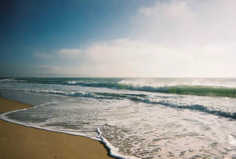 Bassin d’Arcachon, France shot on Kodak Portra 800 with a Kodak FunSaver, by Manon