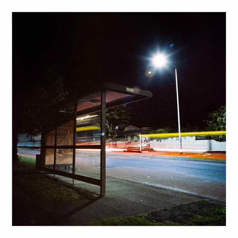 Film photo shot on Cinestill 800T with a Zenza Bronica SQ-A, developed at Conns Camera, by Alex