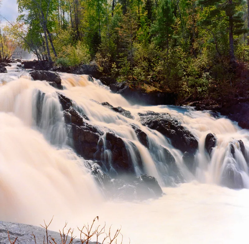 Kawishiwi Falls shot on Fujifilm NPS 160 with a Mamiya C330, by Nate