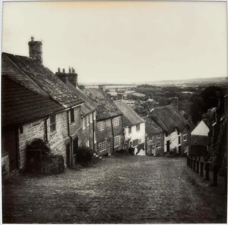 Hovis Hill shot on Polaroid B&W i-Type with a Polaroid Impulse AF, developed at Instant Film, by MelvynJ