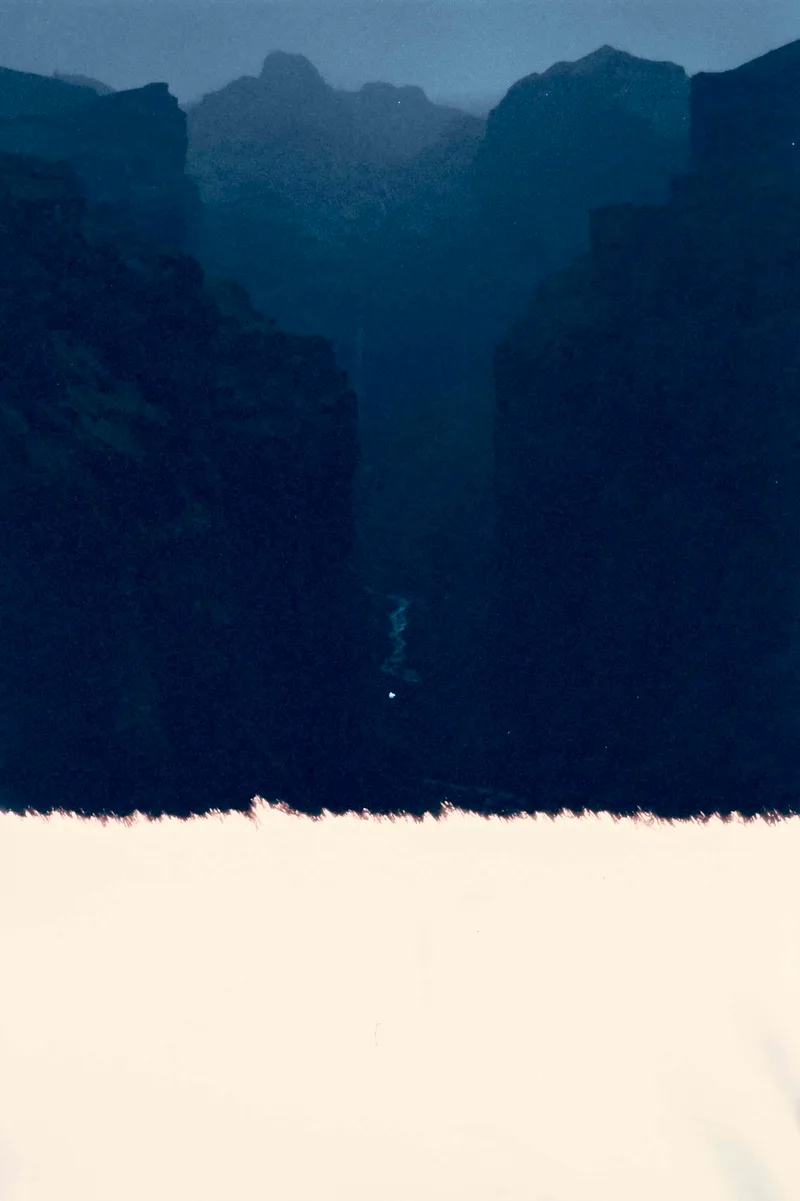 An Icelandic canyon shot on Kodak Gold 200 with a Minolta Dynax 505si, by Nico