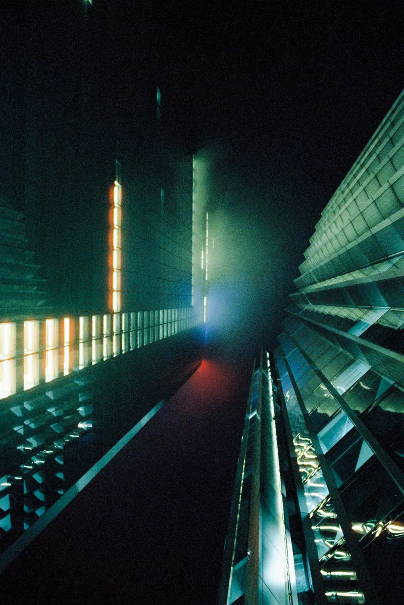 Bladerunner or Batman? shot on Cinestill 800T with a Nikon F80, developed at Southsun, by Jan