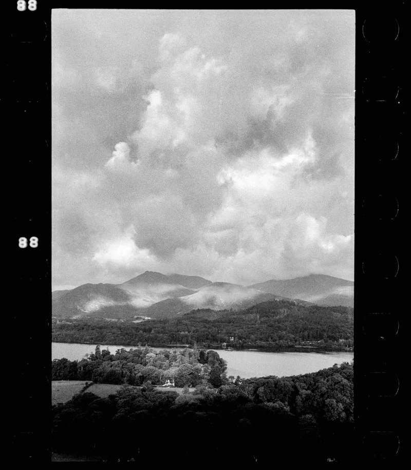 Over Derwent Water shot on Kodak Plus-X with a Leica M4, developed at Home / Self-Developed, by Stuart Leeds