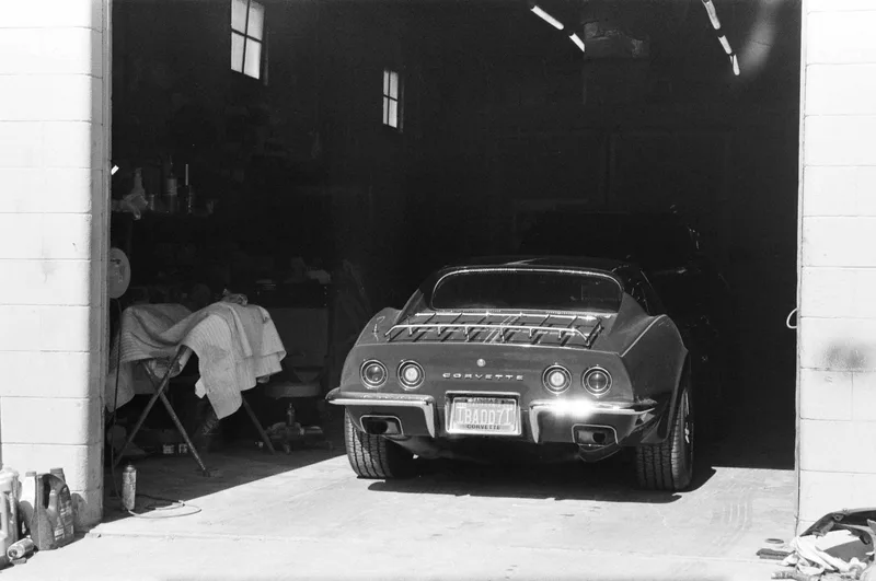 At the shop shot on Ilford Kentmere Pan 400 with a Olympus AF-10, developed at Speedy ePhoto, by Luis