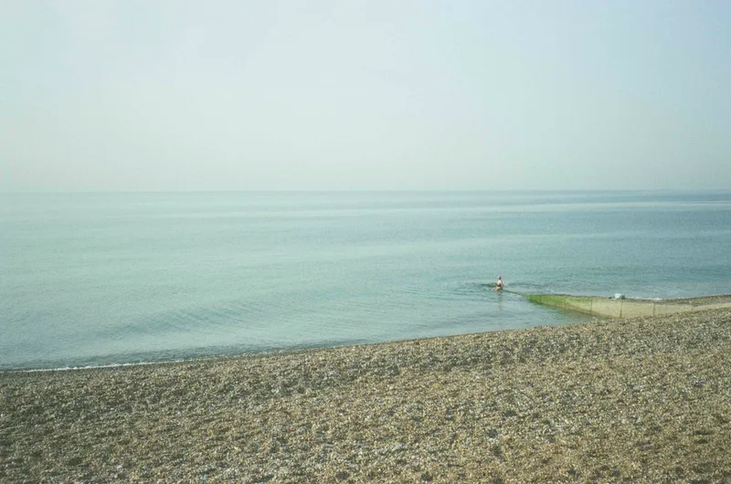 Moment before a swim 1 shot on Fujifilm Pro 160NS with a Olympus Trip 35, developed at Take It Easy, by Jon
