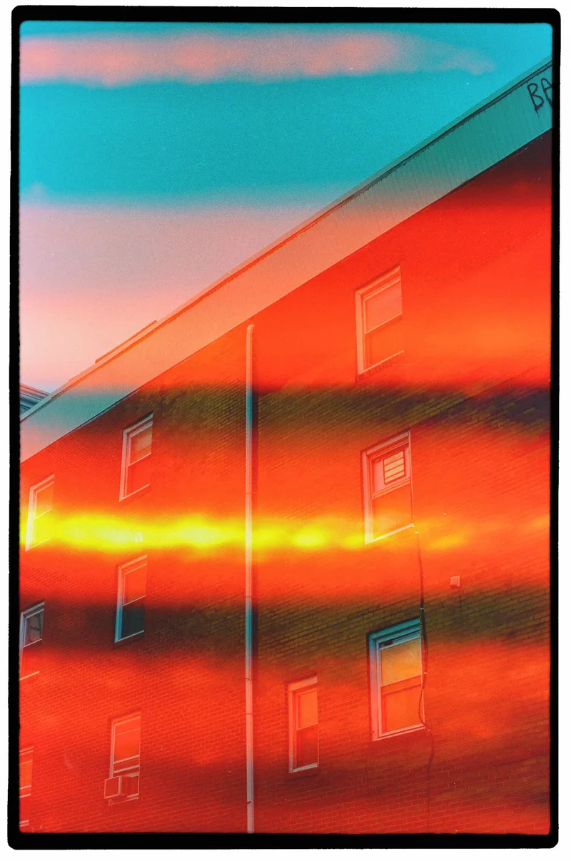 Light Leak shot on Cinestill 800T with a Nikon N80, developed at Film Developing Co. , by Julie