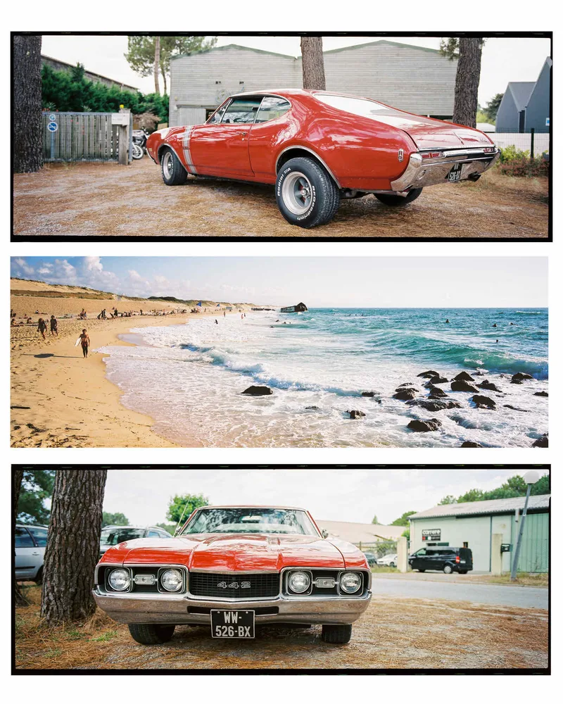 Hossegor // Xpan shot on Kodak Portra 400 with a Hasselblad Xpan, developed at Fotoexpress, by Marc
