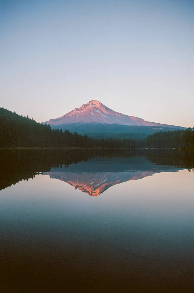 Mt. Hood shot on Kodak Ektar 100 with a Canon 3000N, developed at Conns Camera, by Annraoi Blaney
