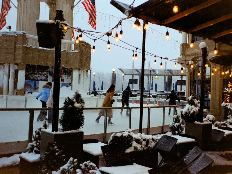 Ice Skating shot on Kodak Vision 3 250D with a Leica M6, developed at Midwest Film Co, by Joseph Brooks