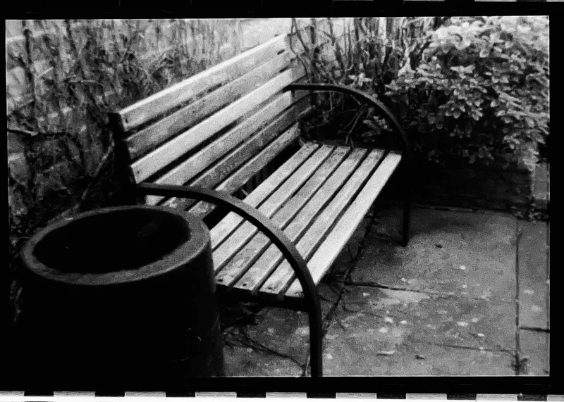 Place Of Peace shot on Agfa APX 100 with a Brownie 127, developed at Home / Self-Developed, by Tony Shelley