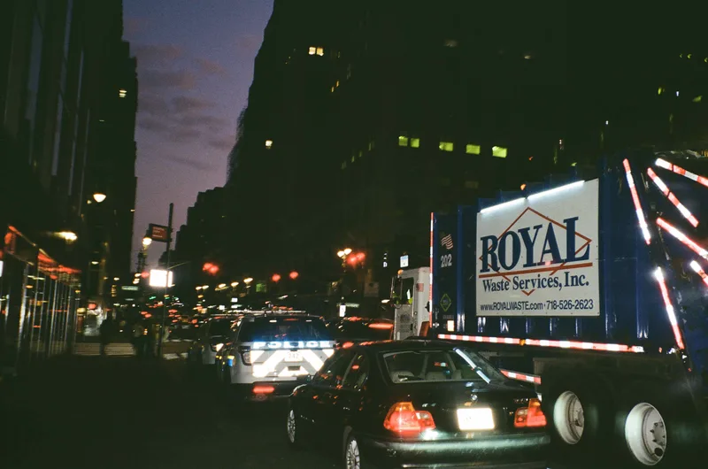 Night shot shot on Kodak Gold 200 with a Olympus Mju Zoom 105, by Janna
