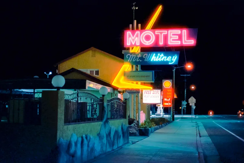 Film photo shot on Cinestill 800T with a Nikon F100, developed at Home / Self-Developed, by Dan Schneider