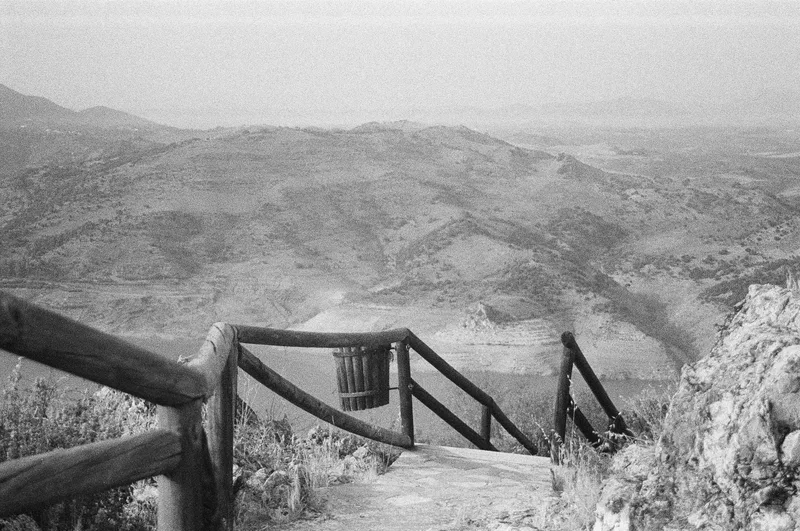 Down to the Reservoir shot on Ilford Delta 3200 with a Canon Elan IIe, by Ian Bayliss