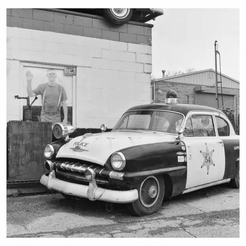 Dick's Towing Service on Route 66 - Joliet, IL shot on Ultrafine Xtreme 400 with a Yashica Mat-124G, by Shaun Nelson