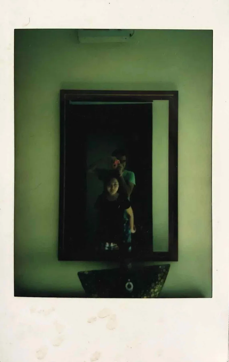Selfies shot on Fujifilm Instax Mini with a Fujifilm Instax Mini 9, by Rafael Gandionco