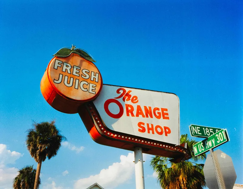 The Orange Shop in Citra, FL shot on Harman Phoenix II with a Zenza Bronica ETRS, developed at Home / Self-Developed, by Jeremy McGuire