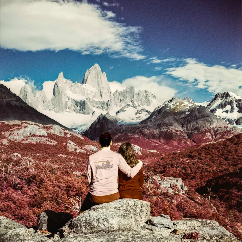 Aerochrome Patagonia shot on Kodak Aerochrome with a Rolleiflex 3.5F, developed at LTI Lightside, by T0M7