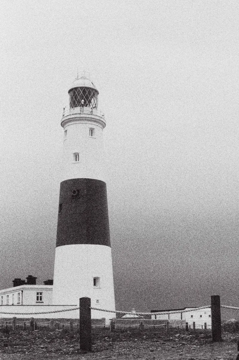 Portland Bill shot on Fujifilm Fujifilm Neopan 1600 with a Canon A-1, developed at Aperture Film Lab, by Simon Hollins