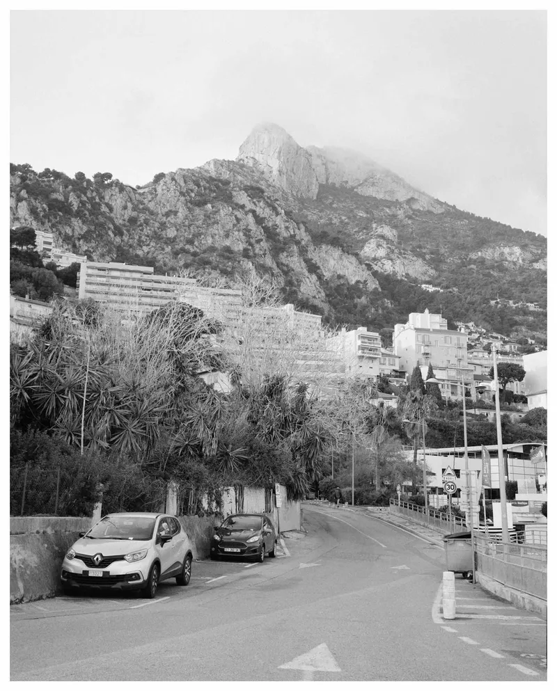 Cap d’Ail shot on Kodak Tri-X 400 with a Fuji GA645i, developed at Nation Photo, by Léa Anoufa