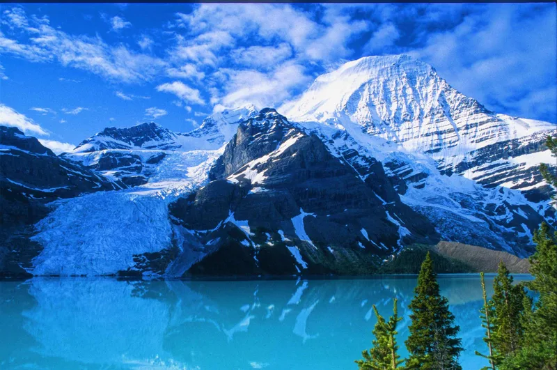Mount Robson shot on Fujifilm Velvia 50 with a Nikon F4, developed at London Drugs, by Lens of Steve