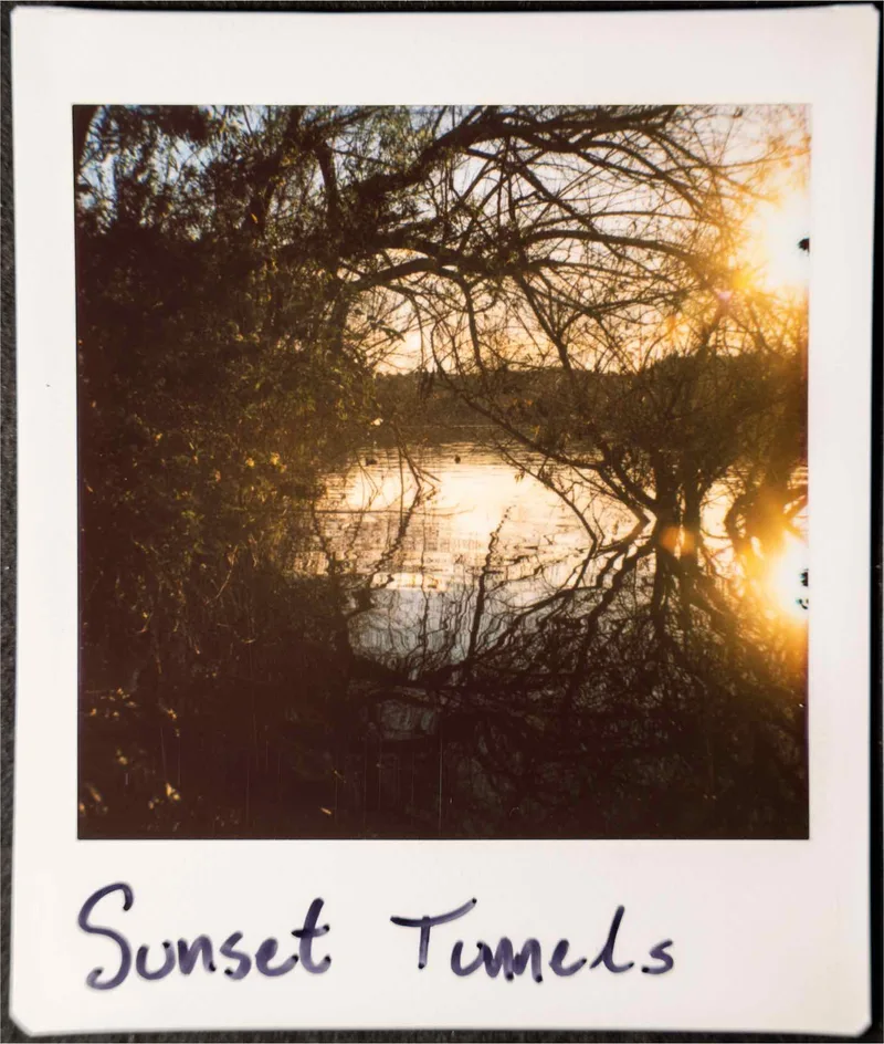 Sunset Tunnels shot on Fujifilm Instax Square with a Hasselblad 500C/M, developed at Home / Self-Developed, by Dayton Hardee