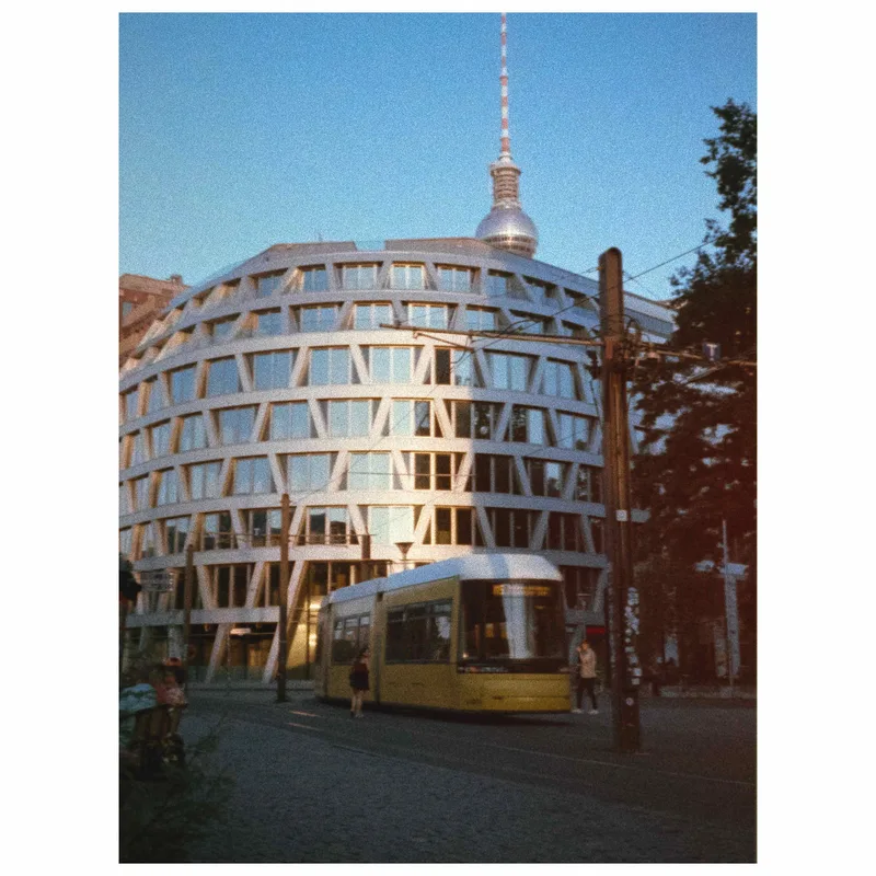 Hackescher Markt shot on Lomography Lomochrome Color 92 with a Rollei A110, developed at Film Speed Lab, by Mahendra Gudhakesa