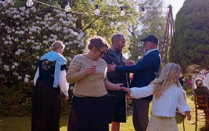 Garden Party shot on Kodak Portra 160 with a Zenza Bronica 645, developed at Home / Self-Developed, by Bjørn Tagliano