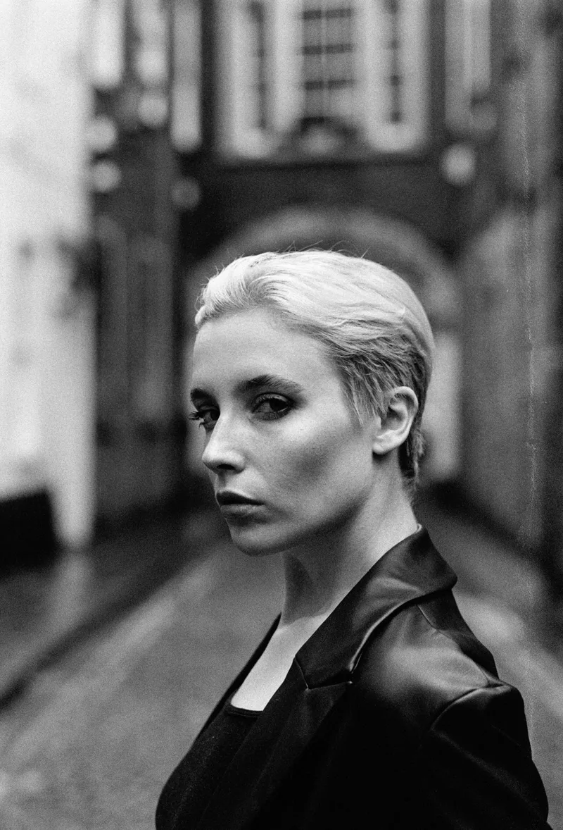 Kate shot on Cinestill BWXX with a Nikon N8008, by Django