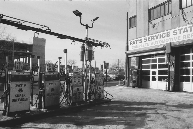 Gas station.JPG shot on Ilford HP5 Plus 400 with a Pentax ME, developed at The color house, by Ben stein