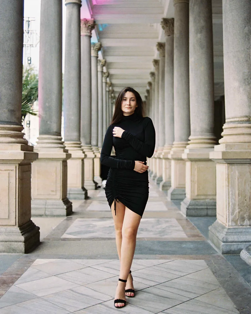 KARIN shot on Kodak Portra 400 with a Nikon FM2n, developed at Thalia Picta, by Matej_jar